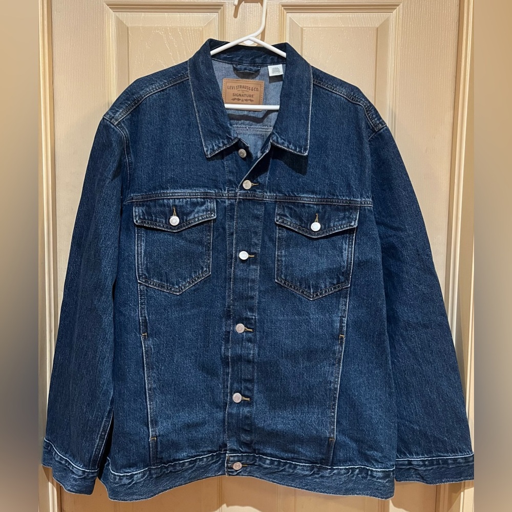 Levi's Men's Blue Denim Jacket, Size 2X